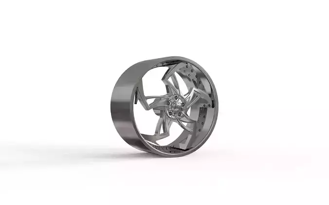 RUCCI FORGED fire CONCAVE WHEEL 3D print model