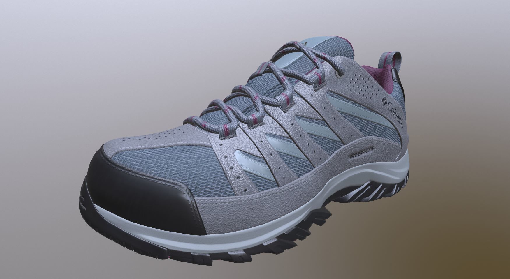 Crestwood Waterproof Shoe Low-poly 3D model_6