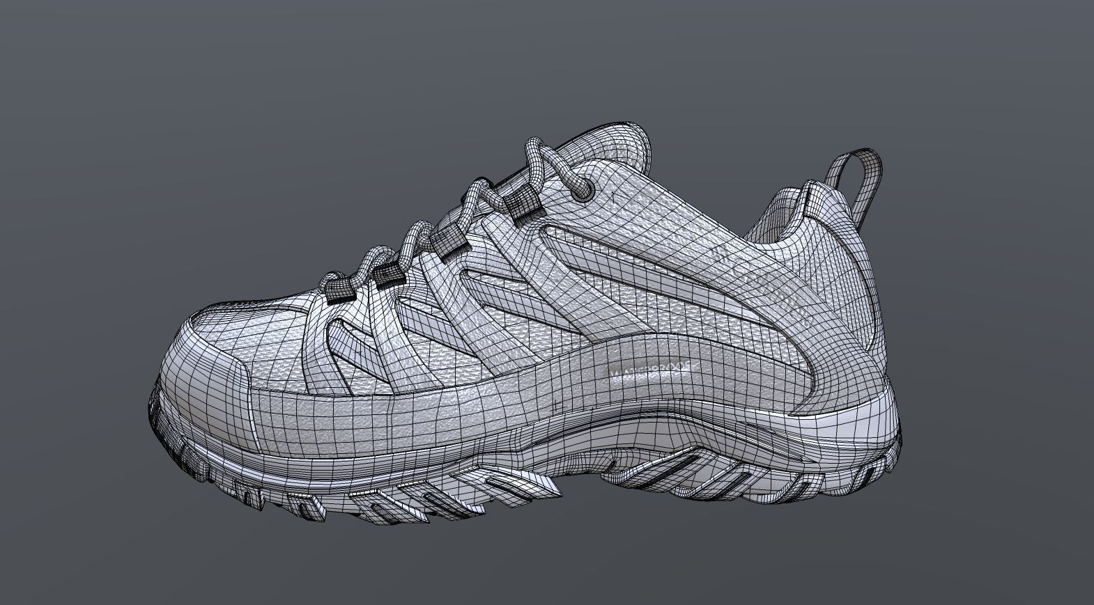 Crestwood Waterproof Shoe Low-poly 3D model_10