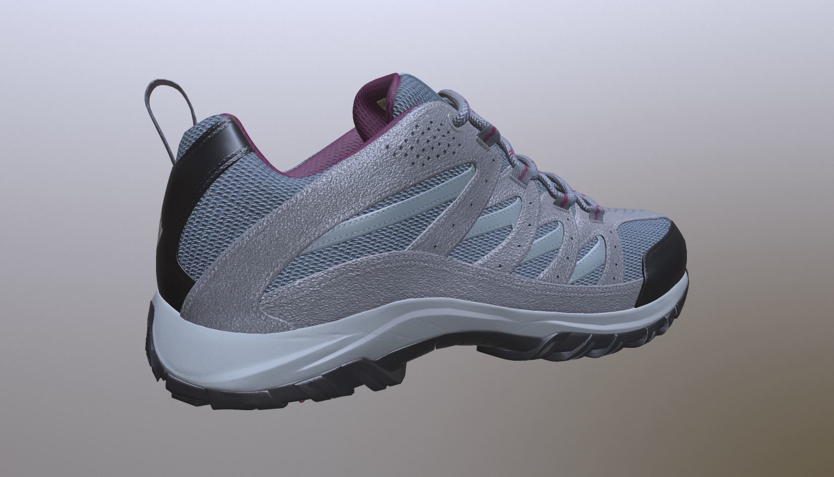 Crestwood Waterproof Shoe Low-poly 3D model_7