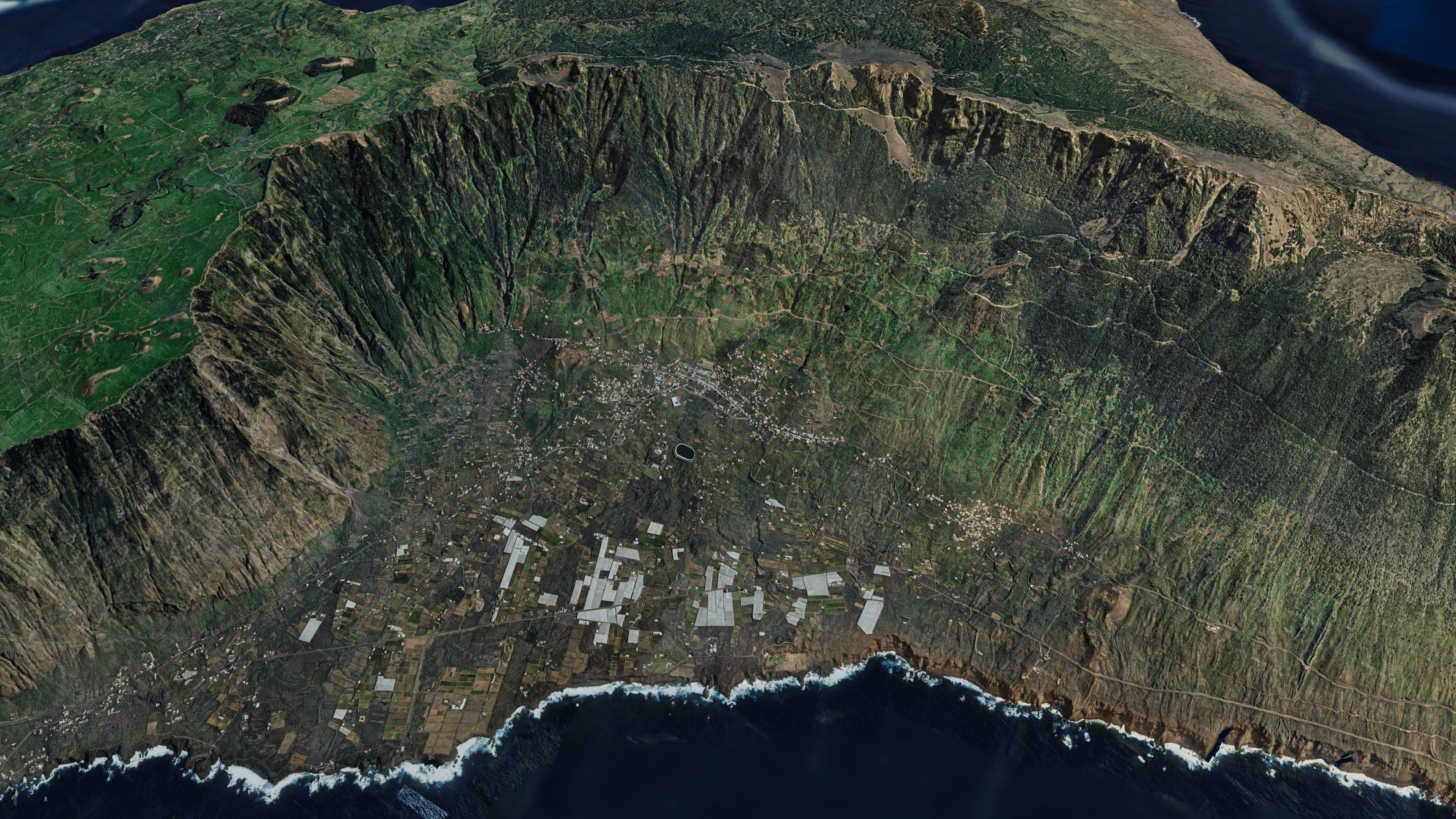 El Hierro Island full 3d model terrain 3D model_7