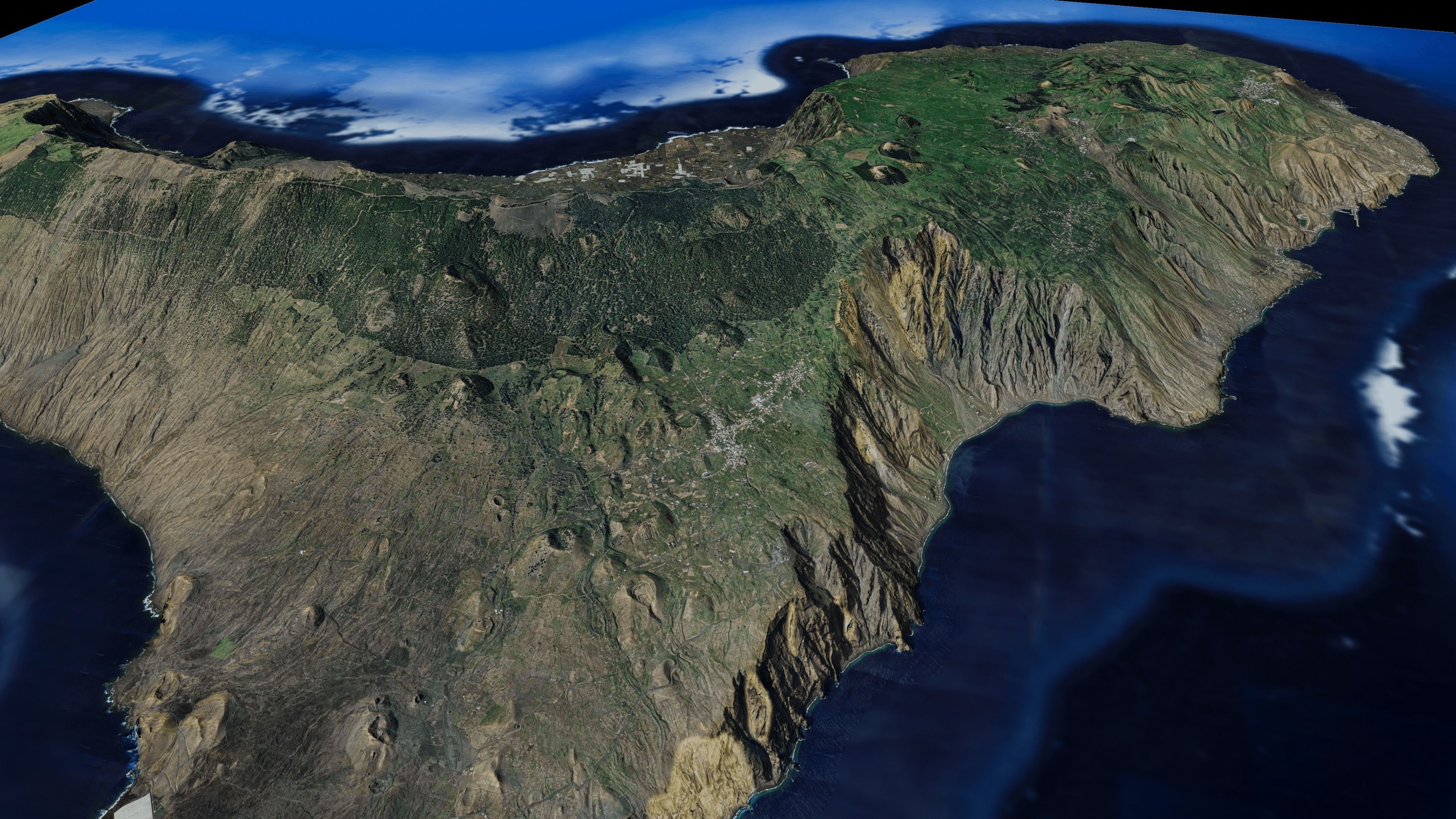 El Hierro Island full 3d model terrain 3D model_11