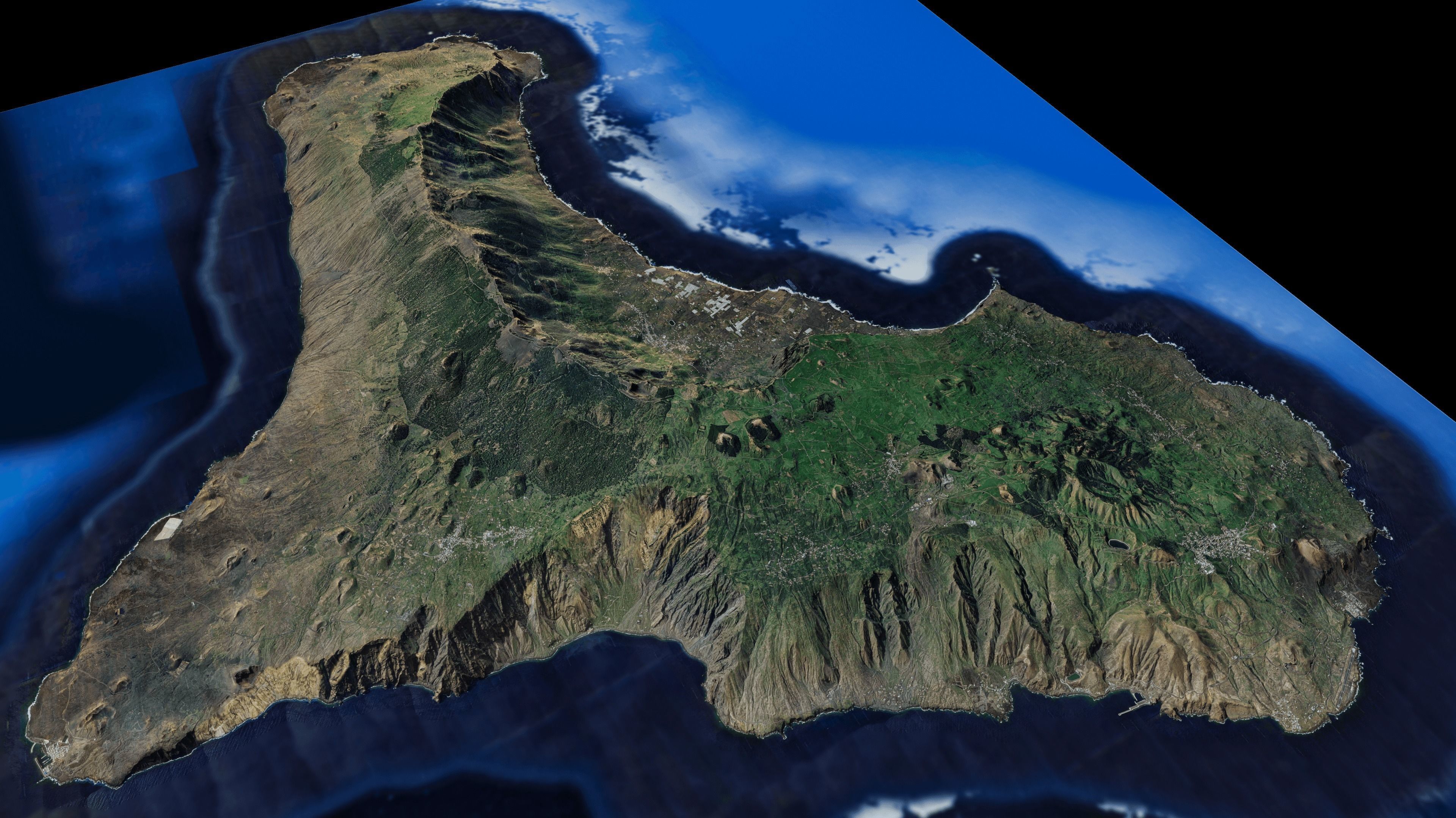 El Hierro Island full 3d model terrain 3D model_9