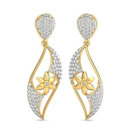 Long Earring 023 3D print model