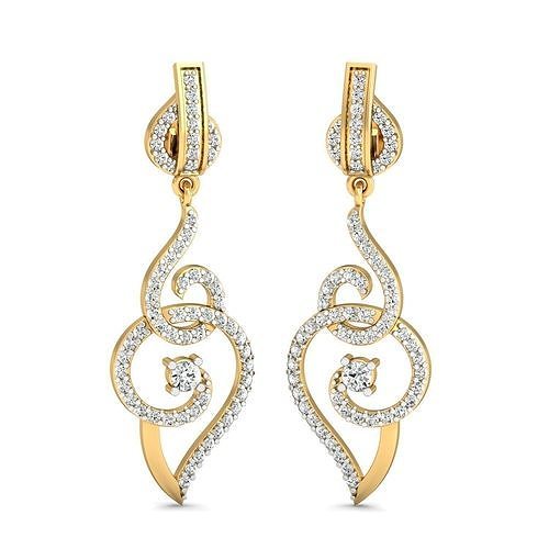 Long Earring 025 3D print model