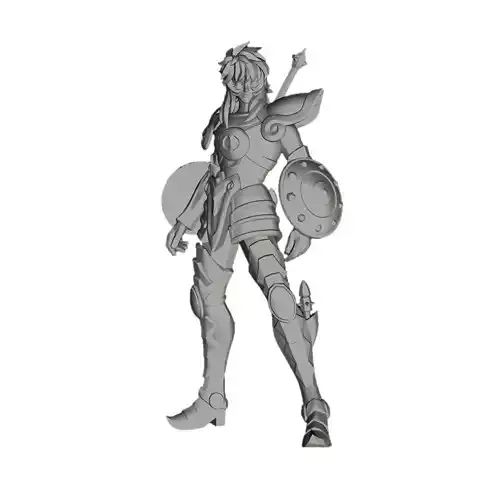 Miniature Saint Seiya Libra Dohko 3D print model