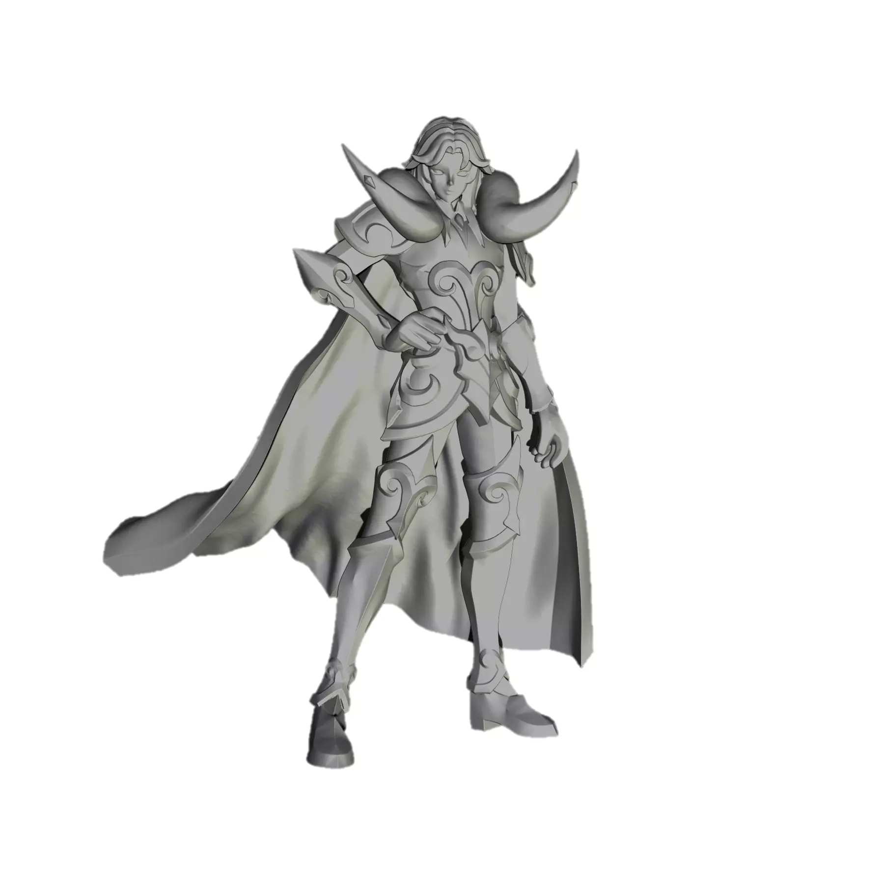 Miniature Saint Seiya Aries Mu 3D print model_0