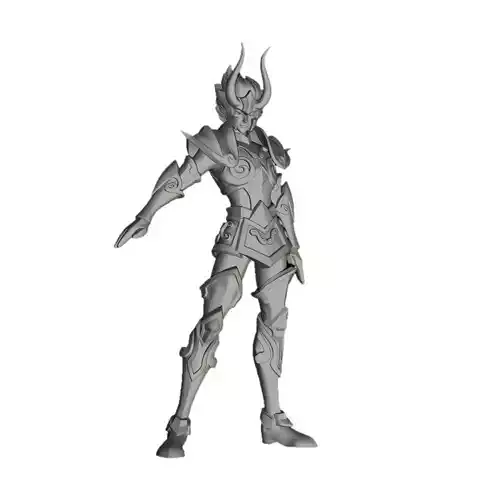 Miniature Saint Seiya Capricorn Shura 3D print model
