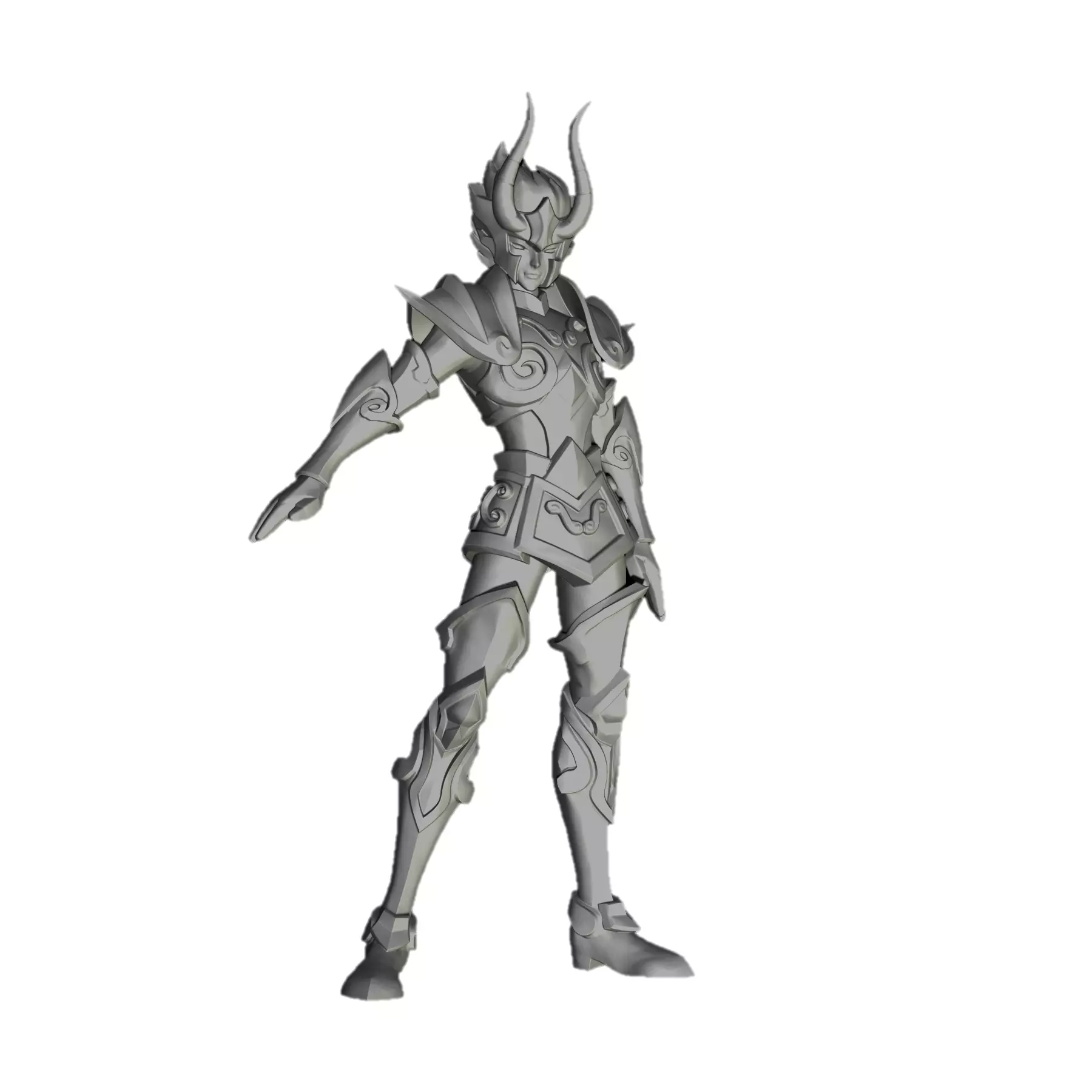 Miniature Saint Seiya Capricorn Shura 3D print model_0