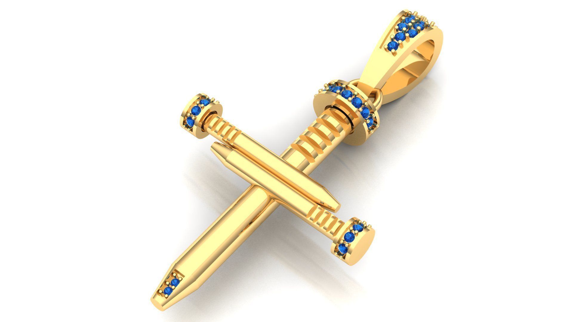 Dije de Clavo 3D print model_4