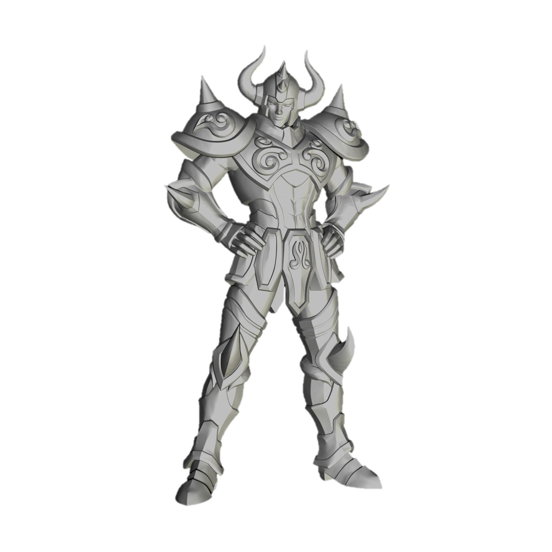 12 Miniatures Saint Seiya  3D print model_4