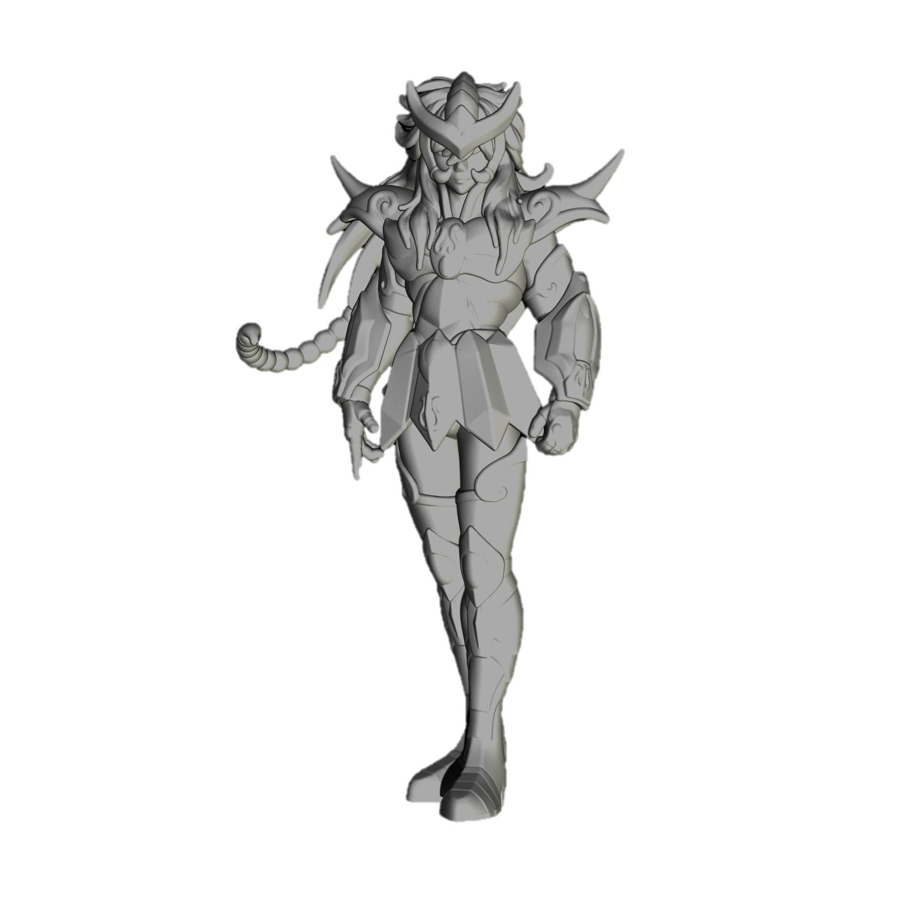 12 Miniatures Saint Seiya  3D print model_7