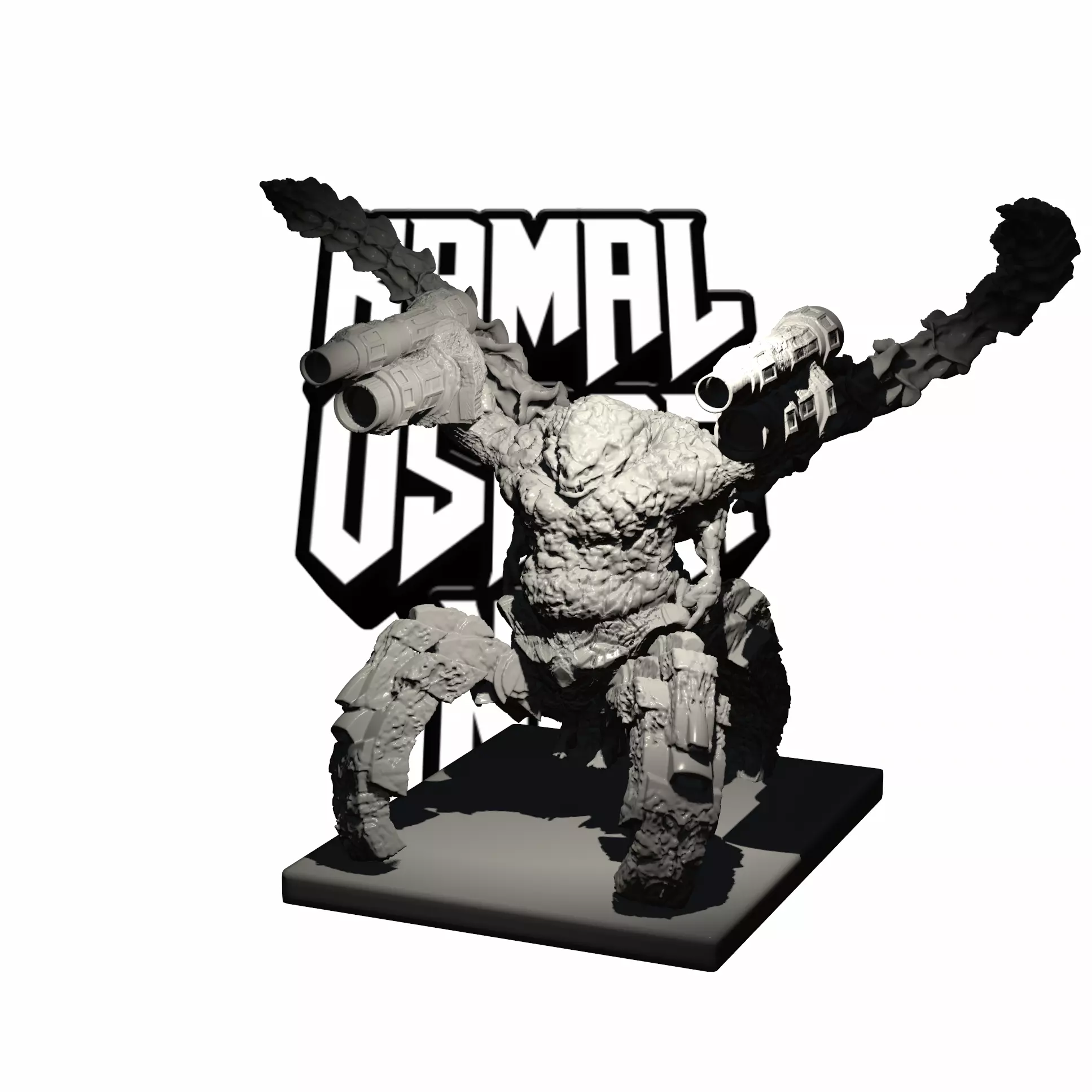 Demon Abomination 3D Fantasy Sci-fi Miniature 3D print model