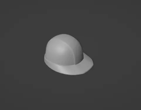 Mining Hat Free 3D model_0