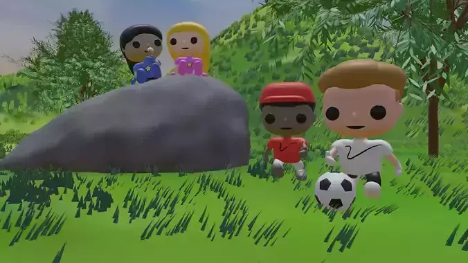 4 Chibi Characters Bundle