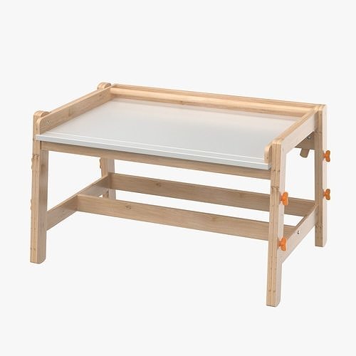 Flisat Childrens Desk 3D model CGTrader