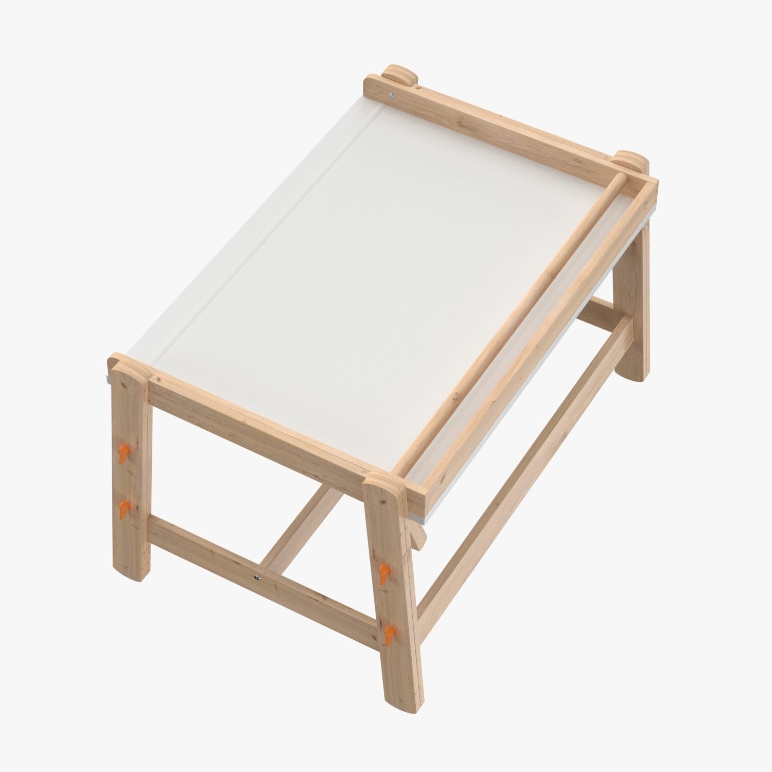 Flisat Childrens Desk 3D model_4