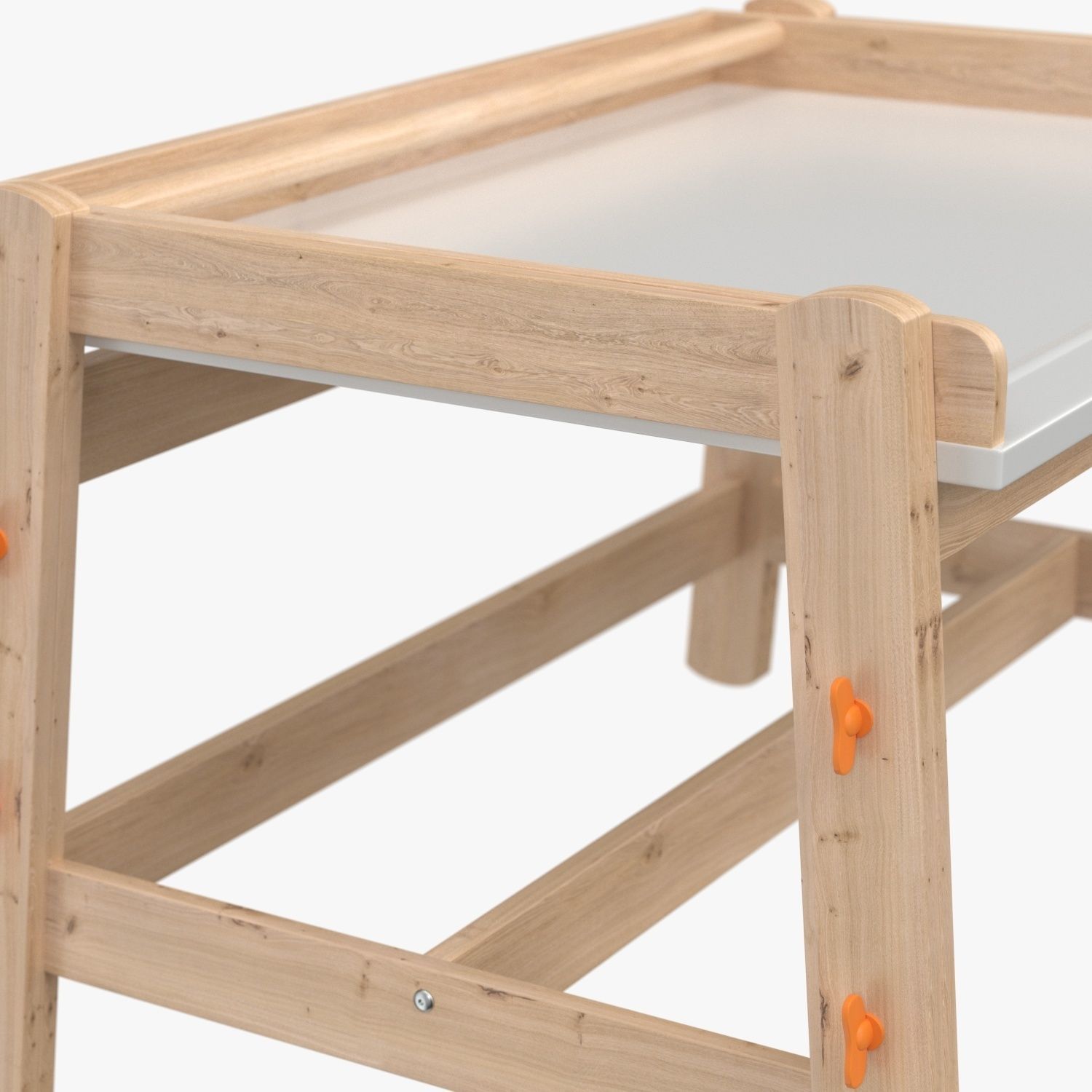 Flisat Childrens Desk 3D model_3