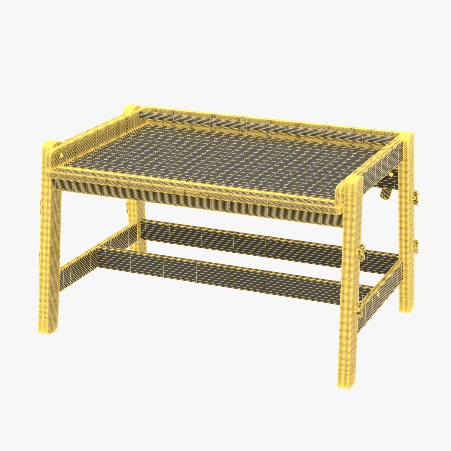 Flisat Childrens Desk 3D model_5