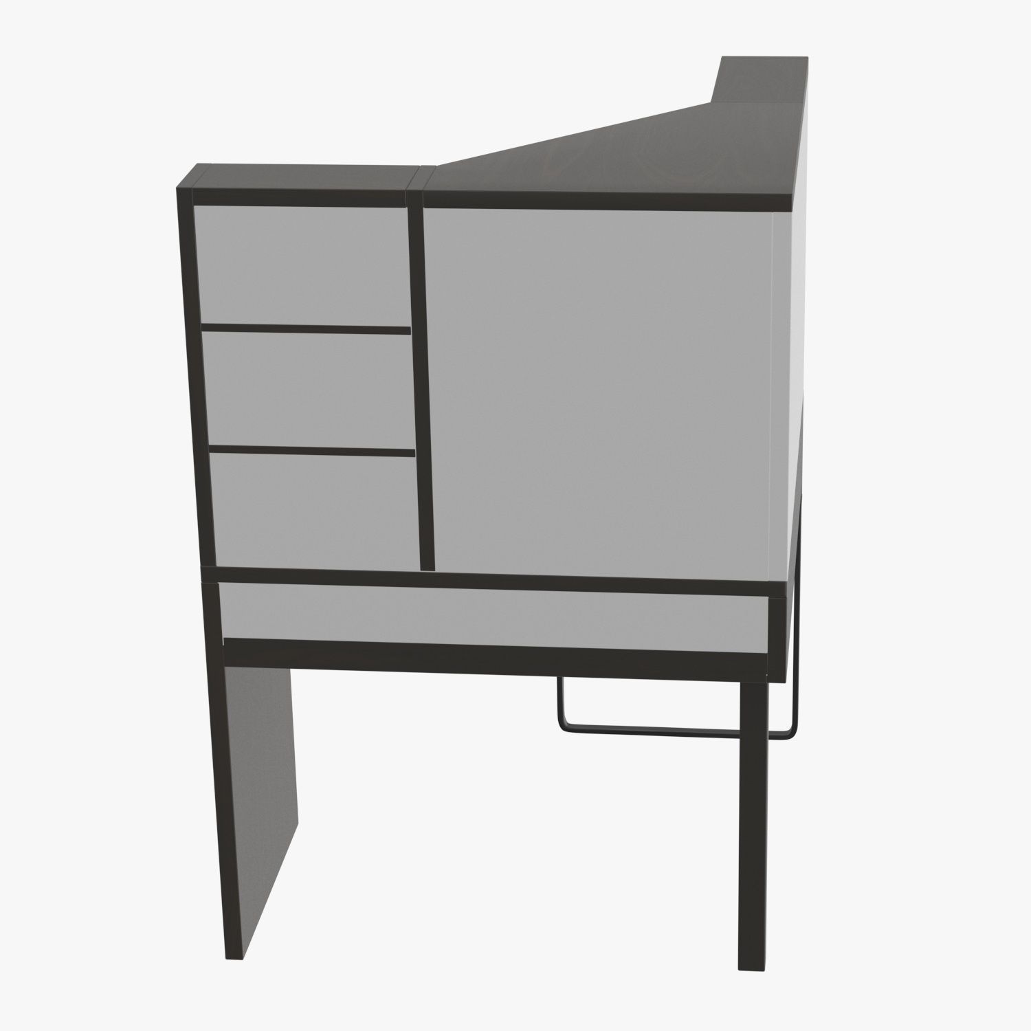 Micke Corner Workstation 3D model_2