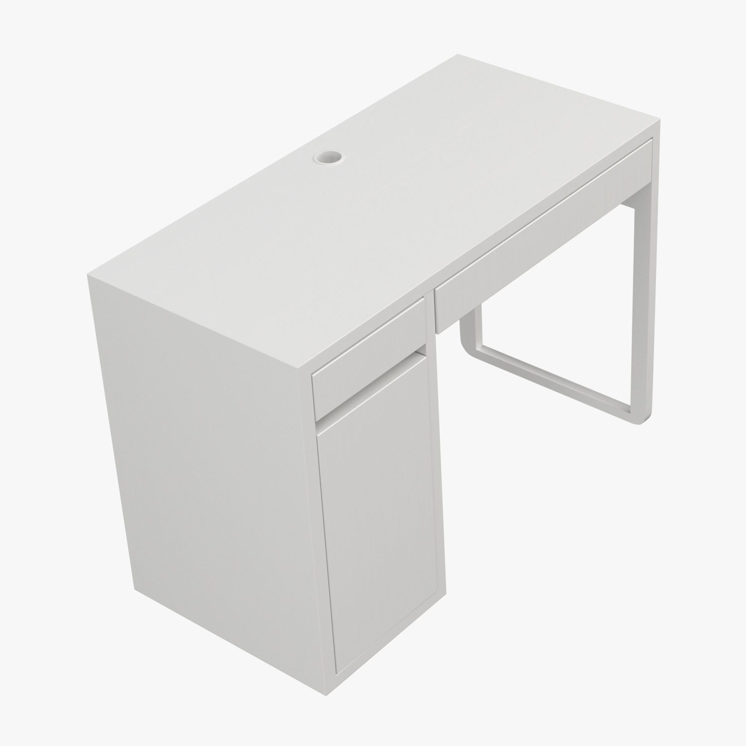 Micke Desk 3D model_2