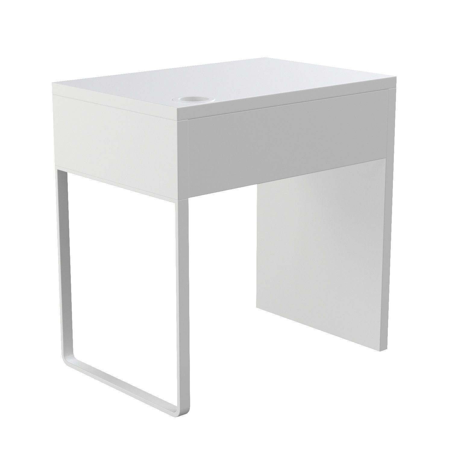 Rectangular Micke Desk PBR 3D model_2