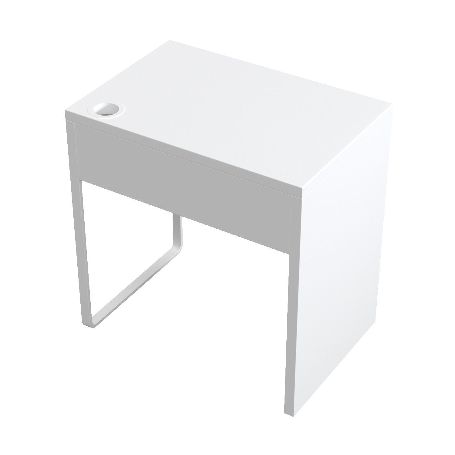 Rectangular Micke Desk PBR 3D model_4