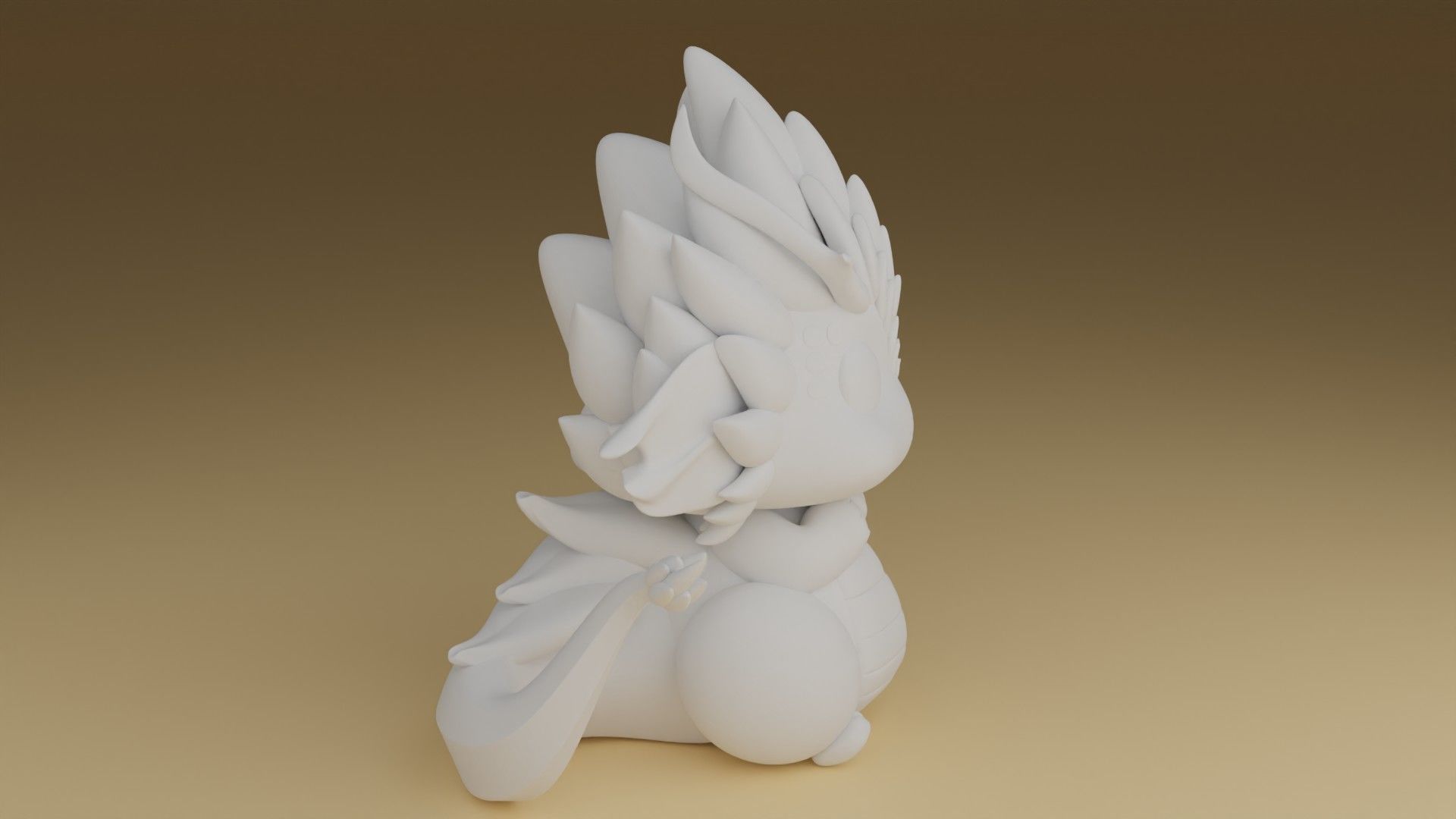 dragon 3D print model_3