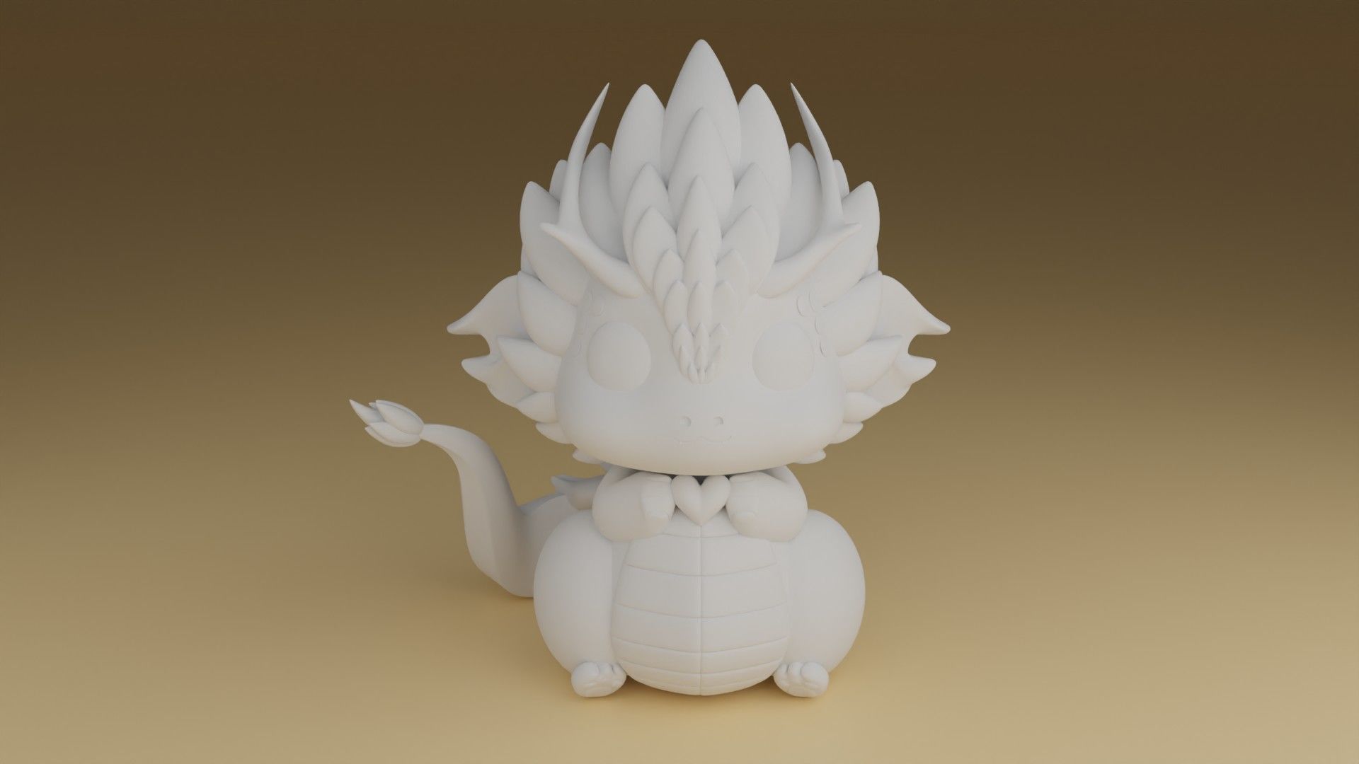 dragon 3D print model_1