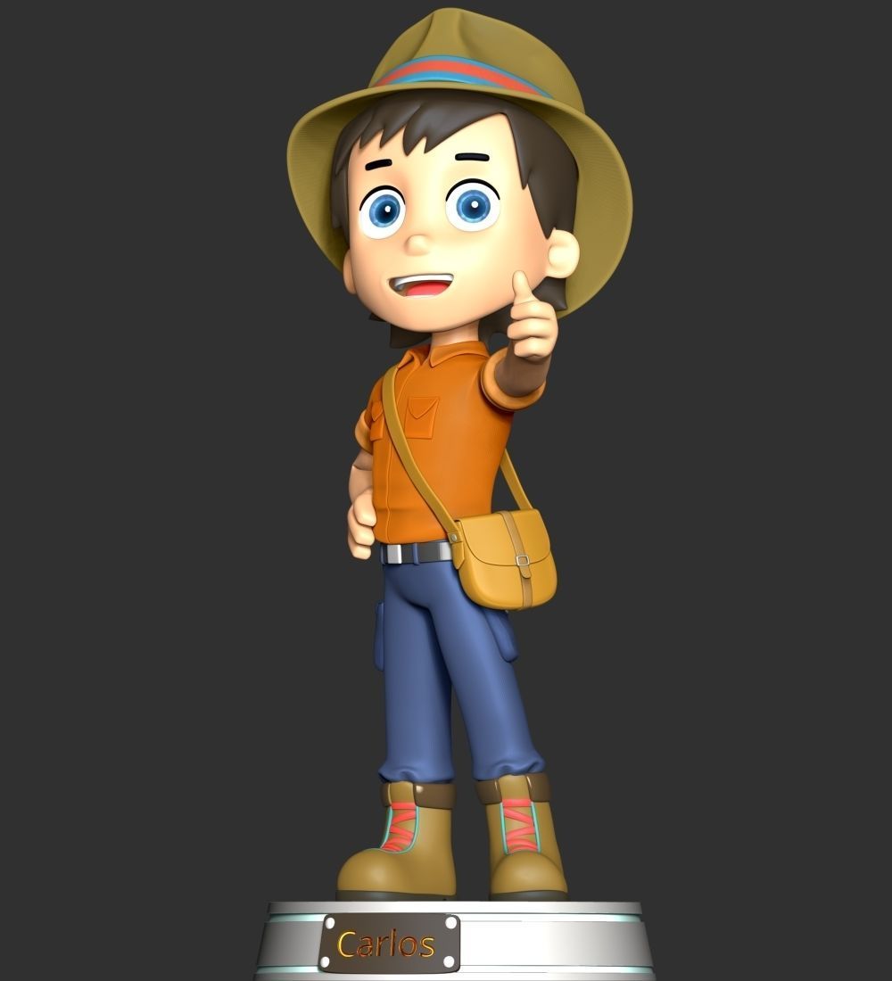 Carlos - Paw Patrol 3D print model_1