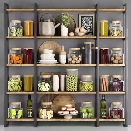 kitchen accessories 34 3D model
