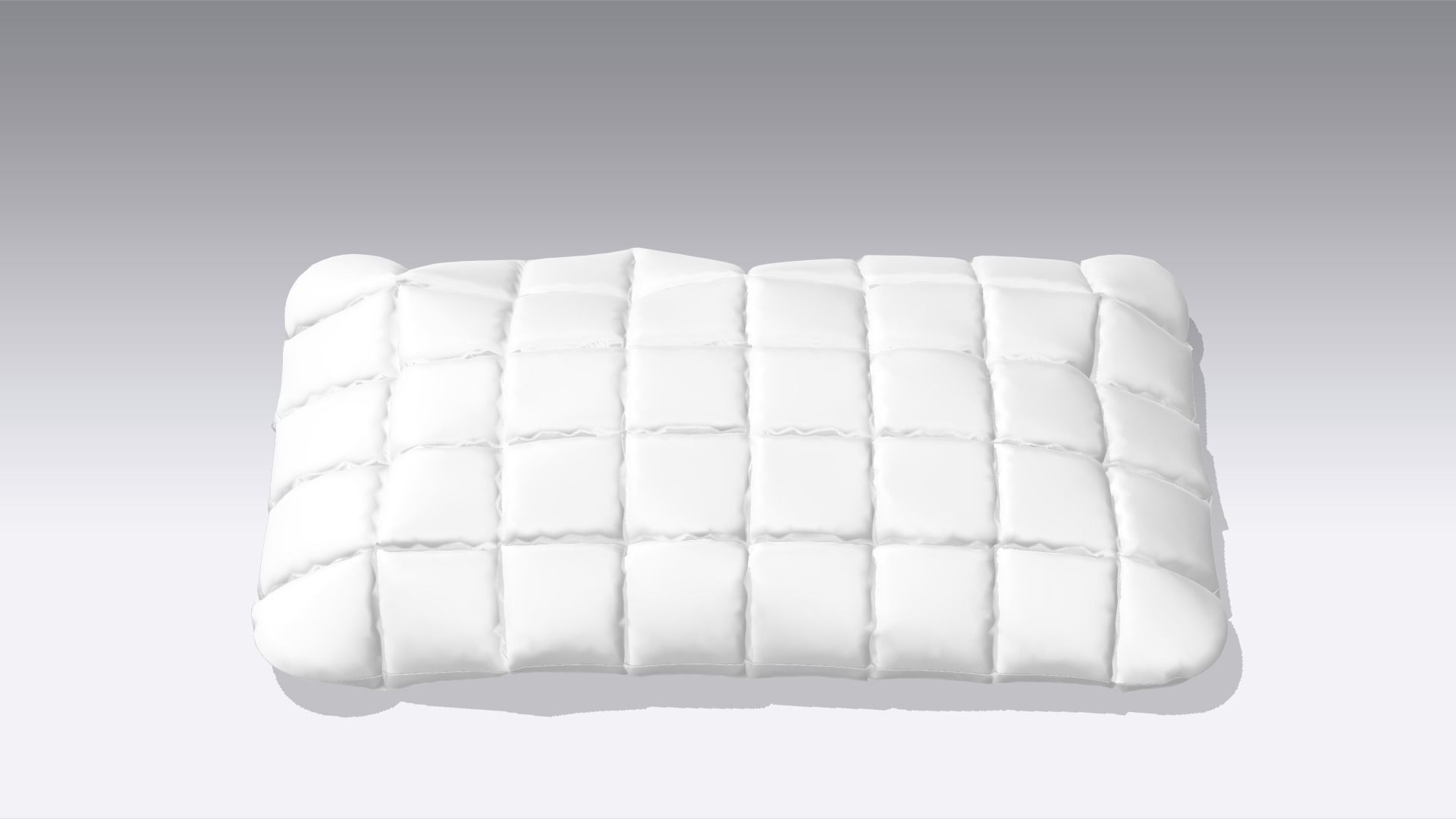 Pillow  Low-poly 3D model_2