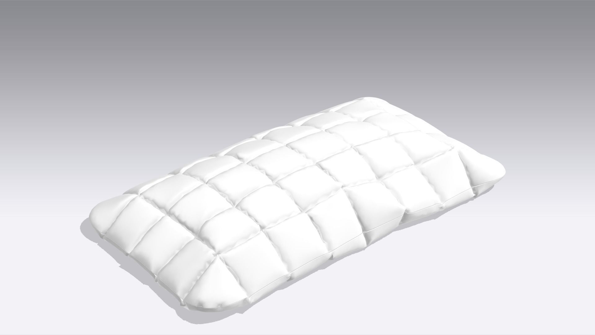 Pillow  Low-poly 3D model_5