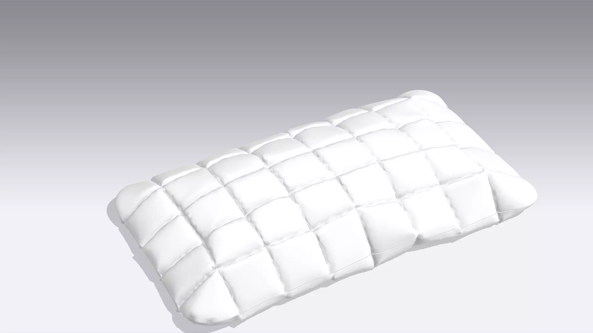 Pillow  Low-poly 3D model_0