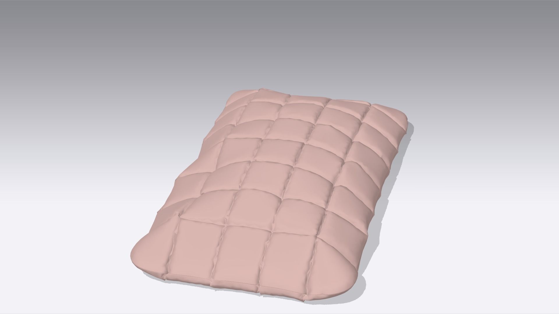 Pillow  Low-poly 3D model_3