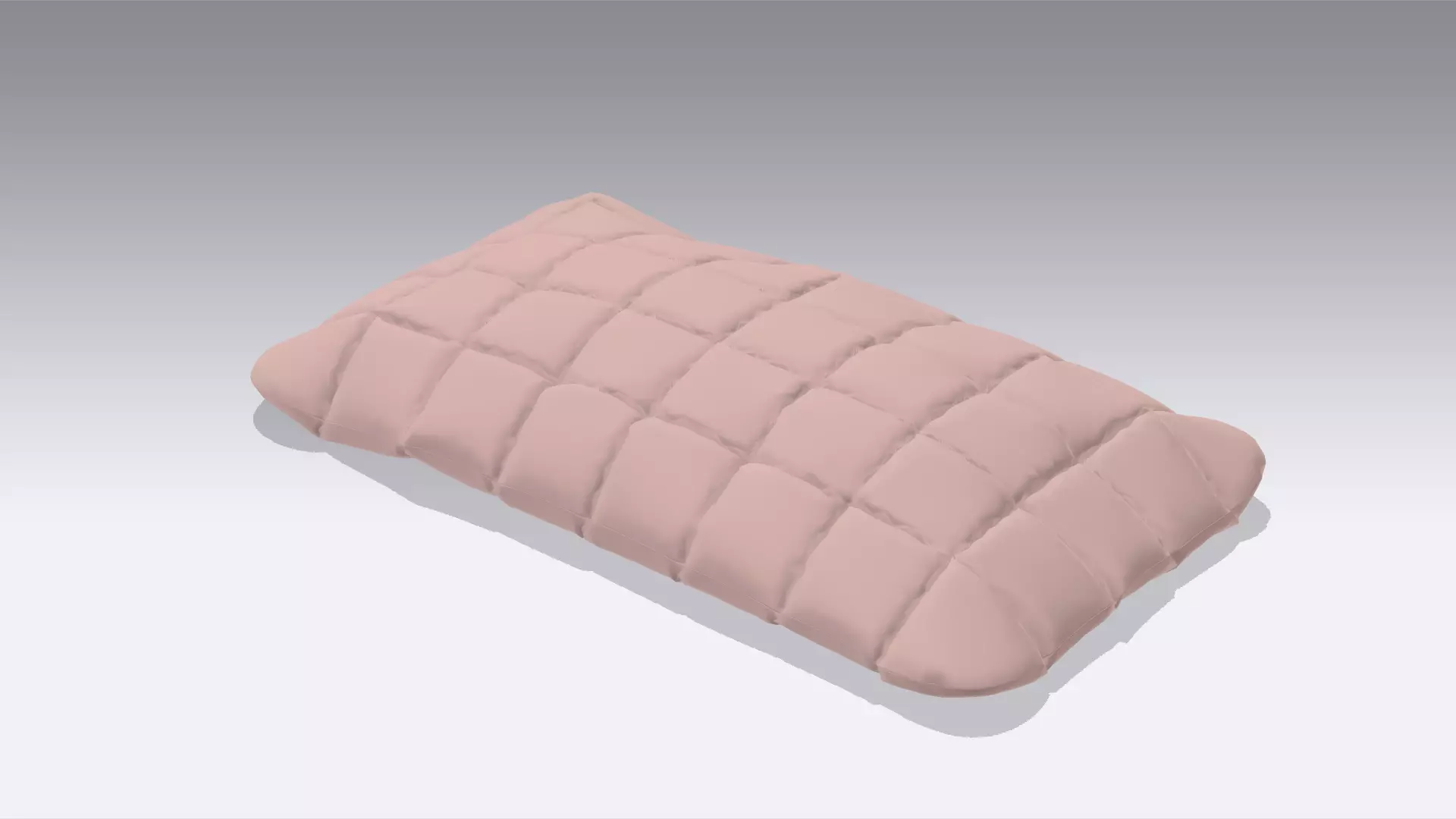 Pillow  Low-poly 3D model_0