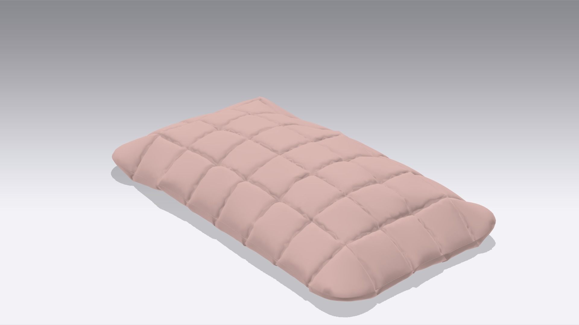 Pillow  Low-poly 3D model_6