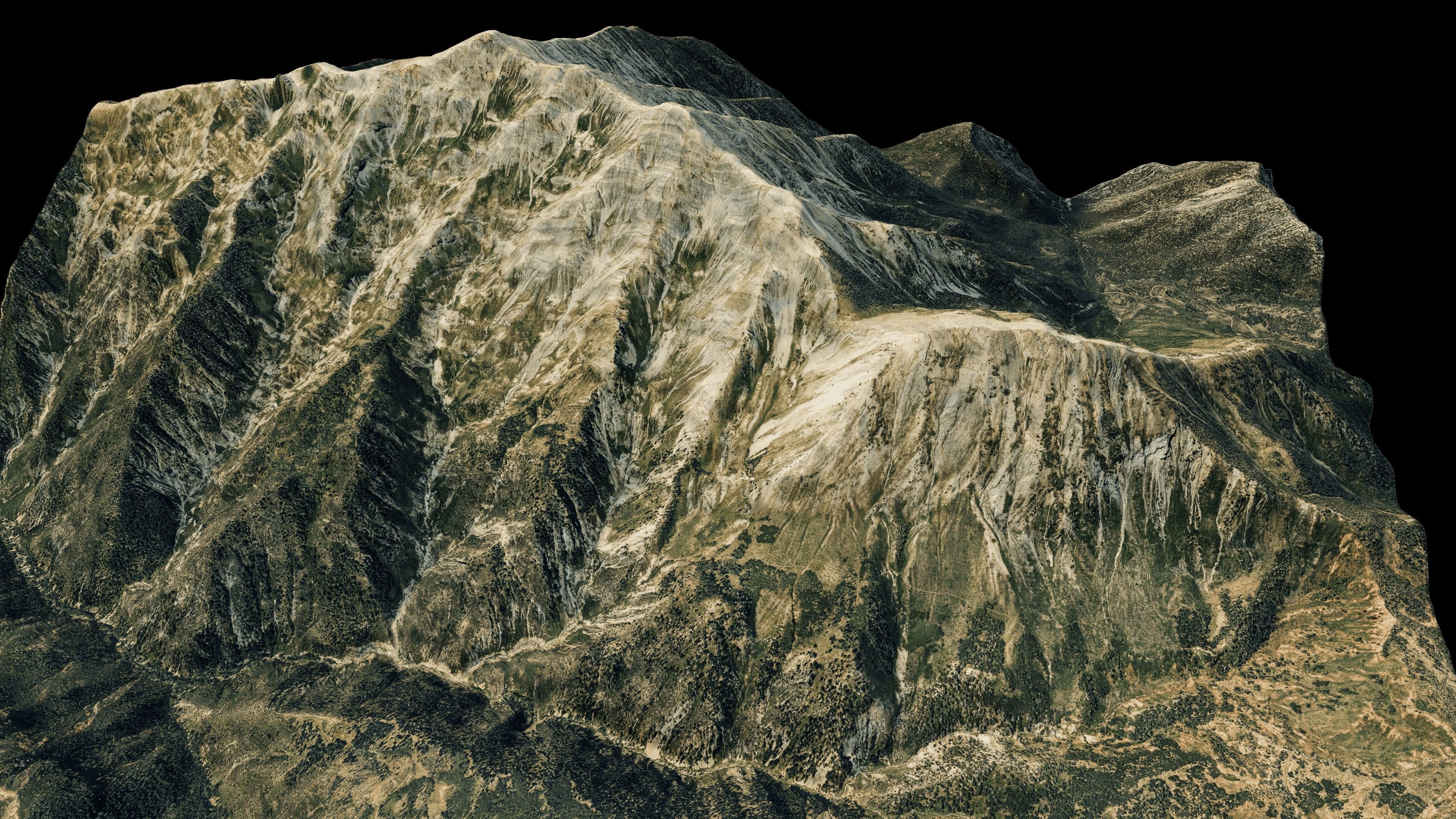 Mount Nebo 3d terrain model Low-poly 3D model_10