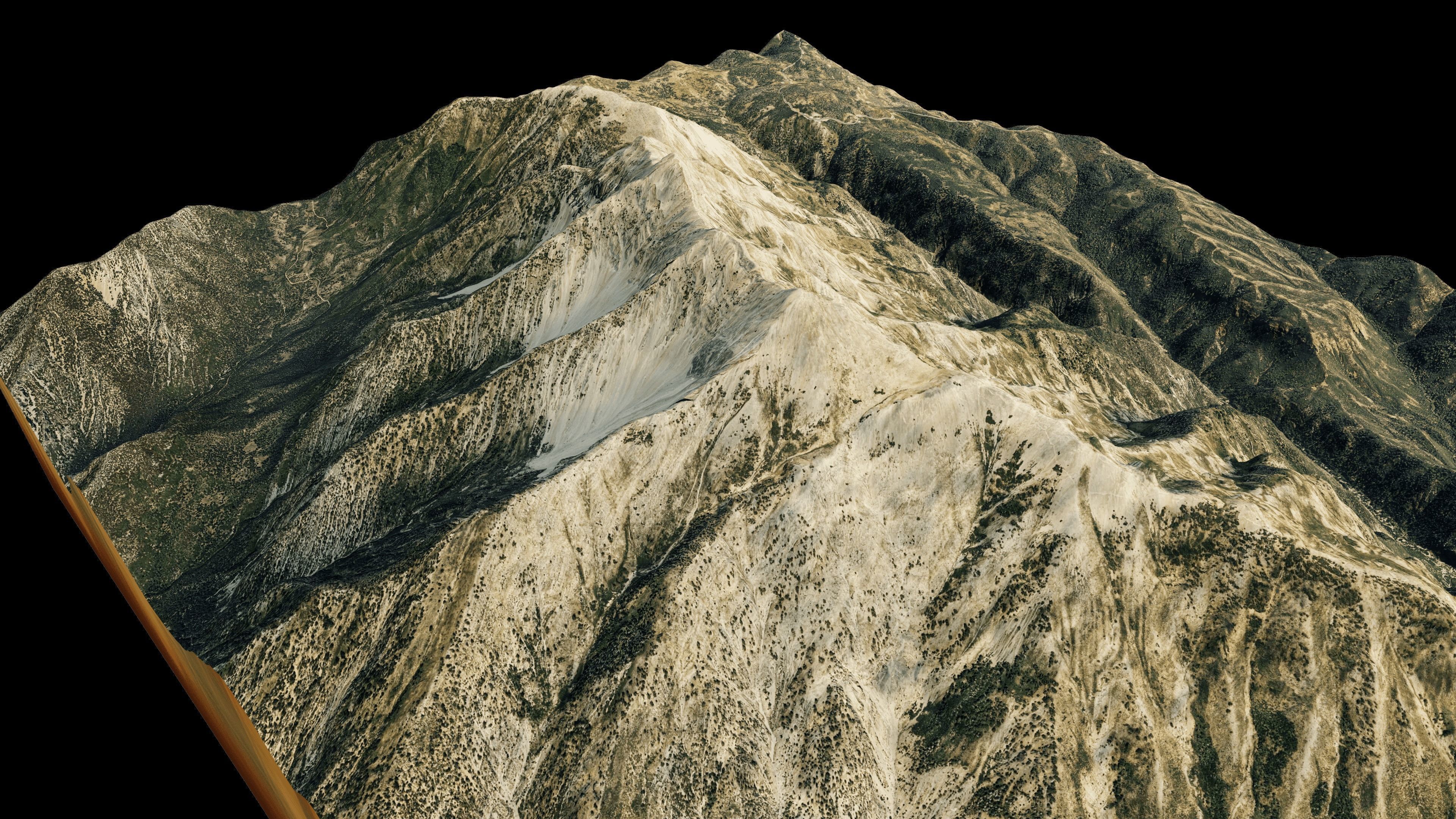 Mount Nebo 3d terrain model Low-poly 3D model_9