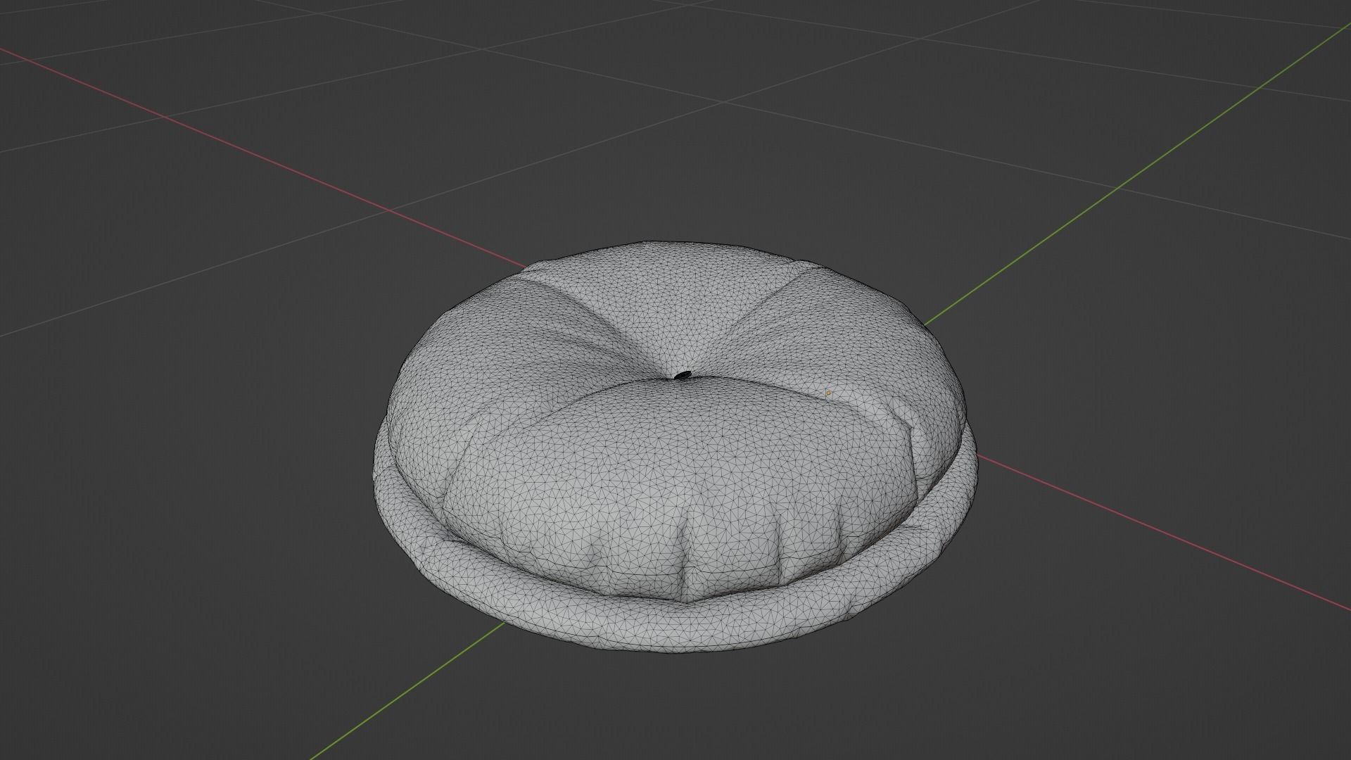 Cushion - Pillow Low-poly 3D model_7