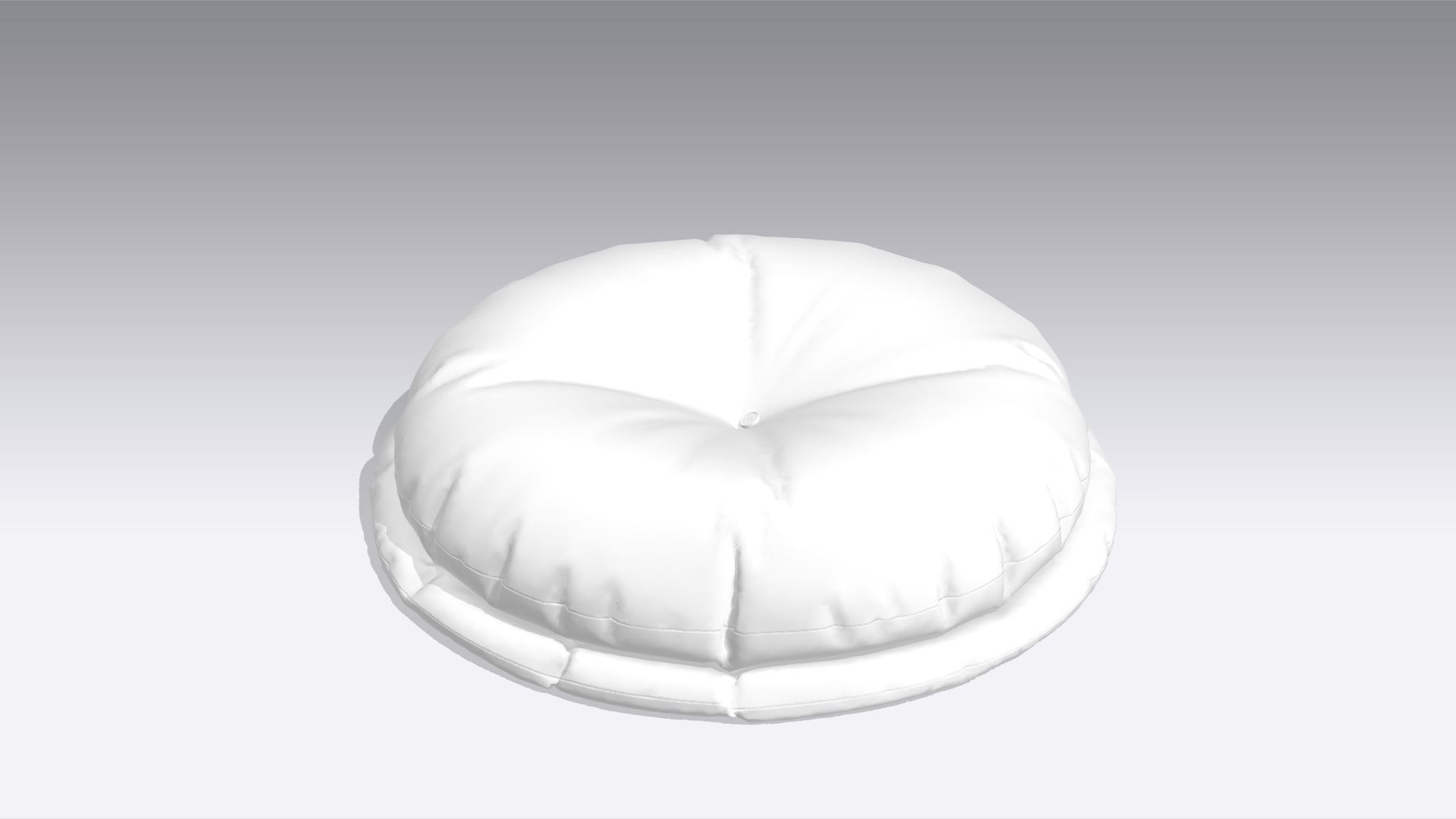 Cushion - Pillow Low-poly 3D model_2