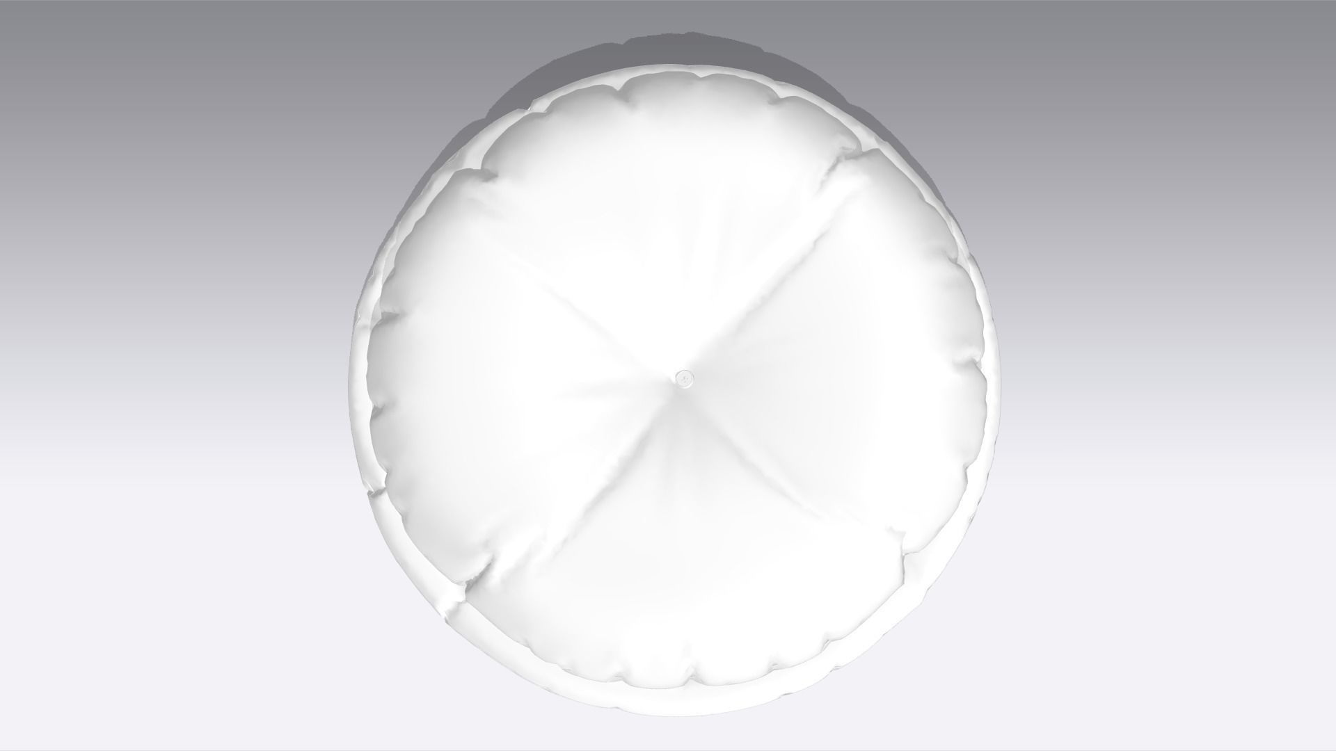Cushion - Pillow Low-poly 3D model_1