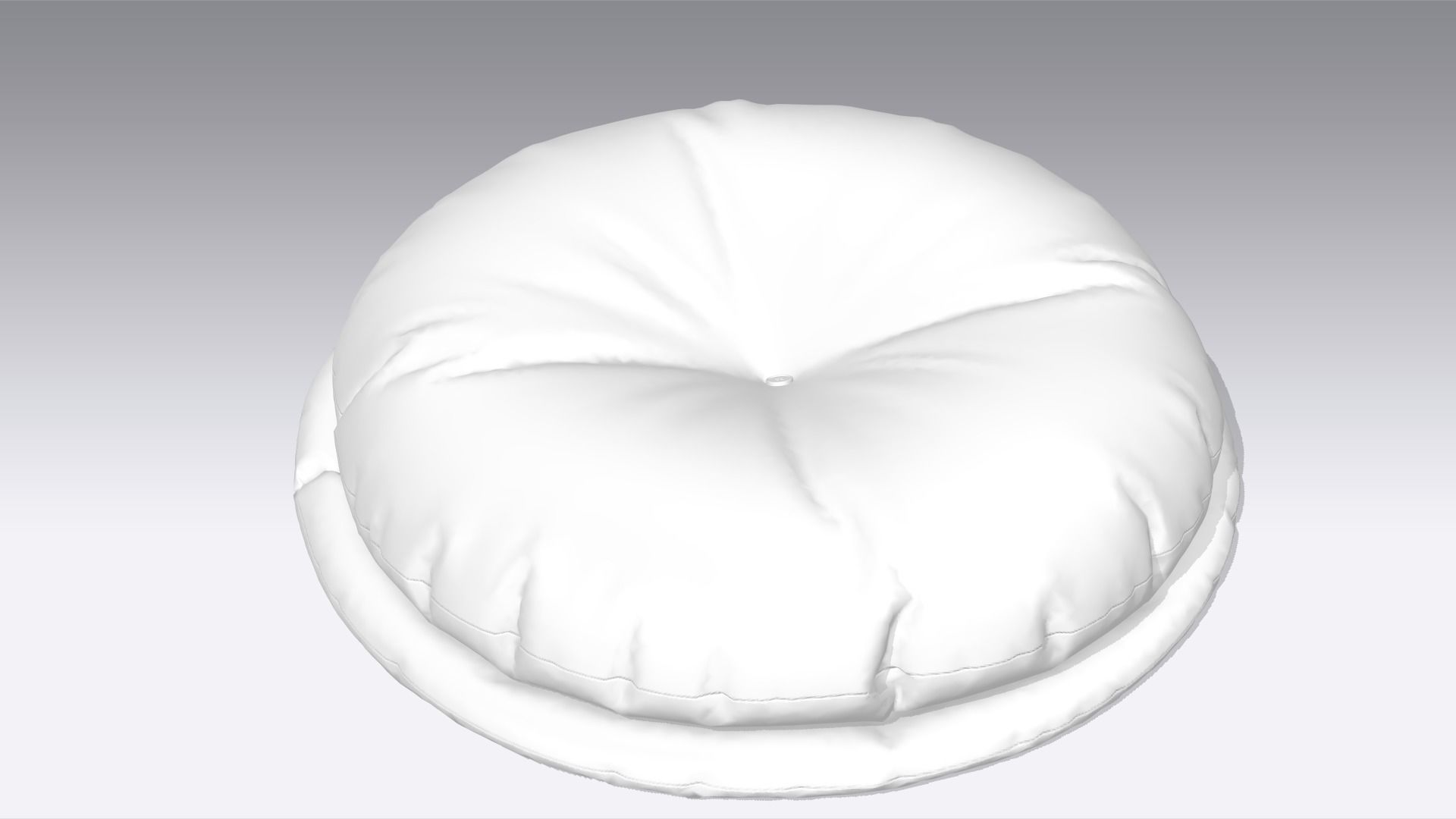 Cushion - Pillow Low-poly 3D model_6