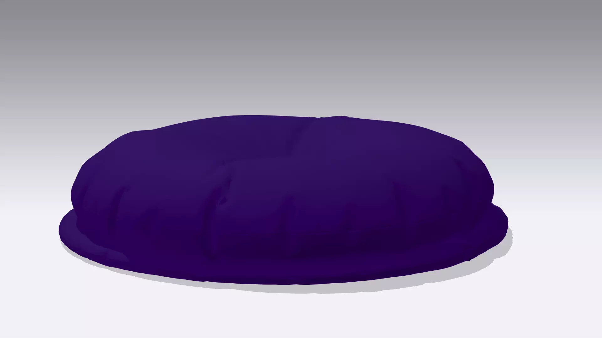 Cushion - Pillow Low-poly 3D model_0