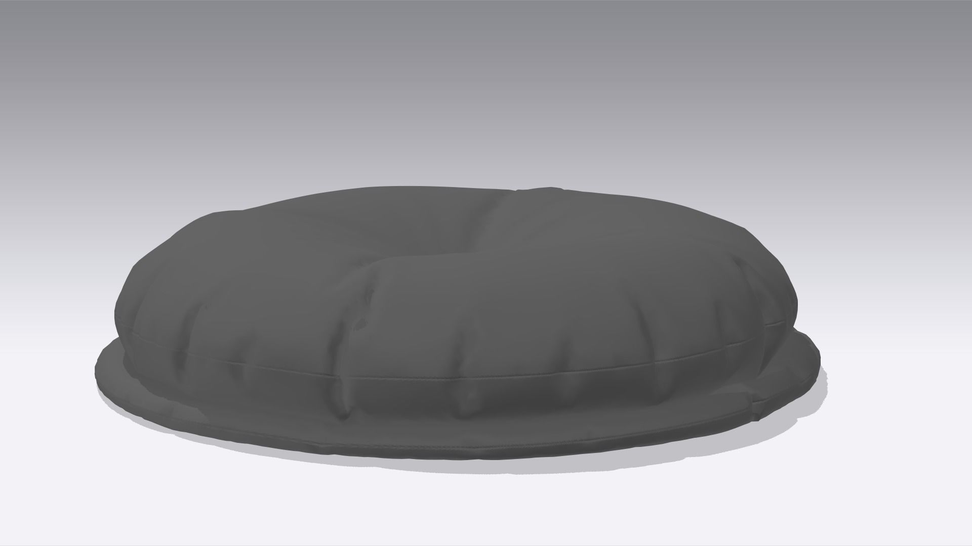 Cushion - Pillow Low-poly 3D model_4