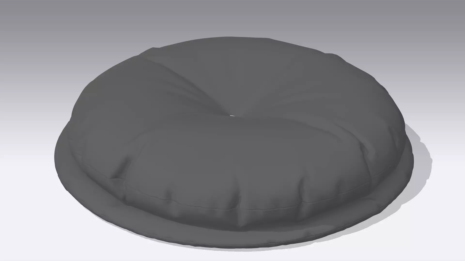 Cushion - Pillow Low-poly 3D model_0