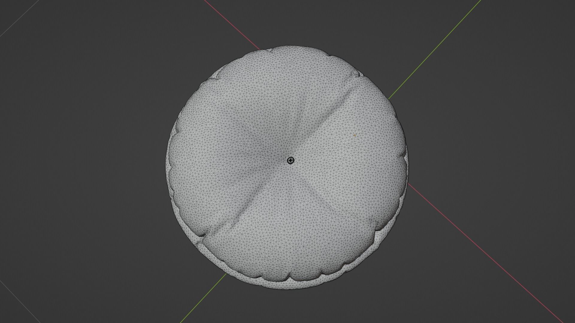 Cushion - Pillow Low-poly 3D model_8