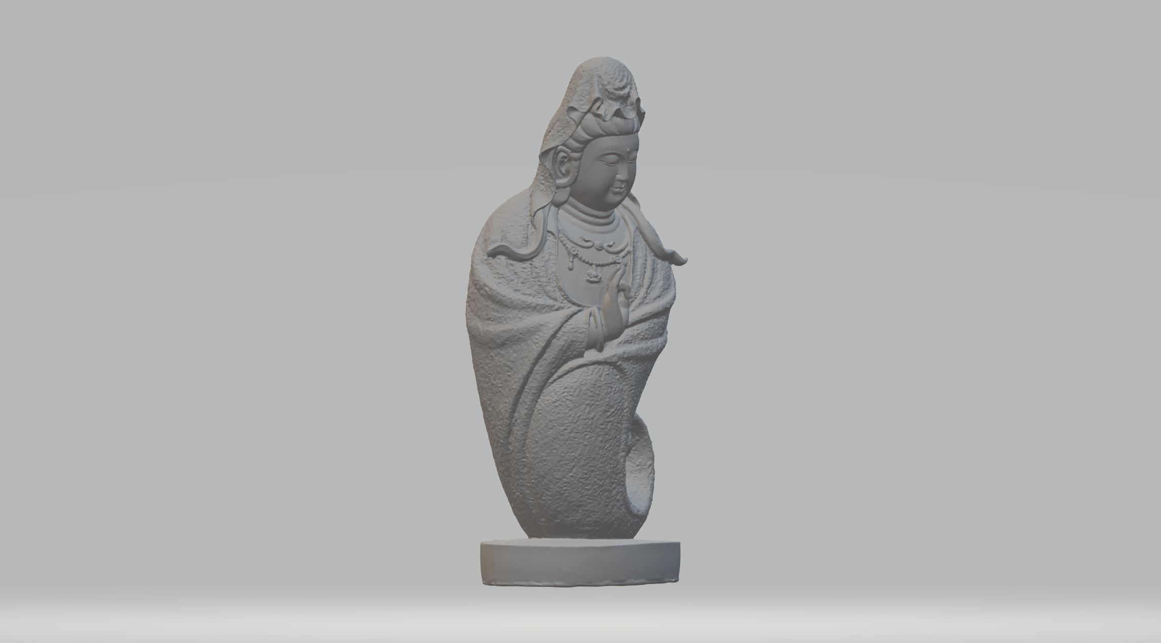 Guanyin Bodhisattva 3D print model_3