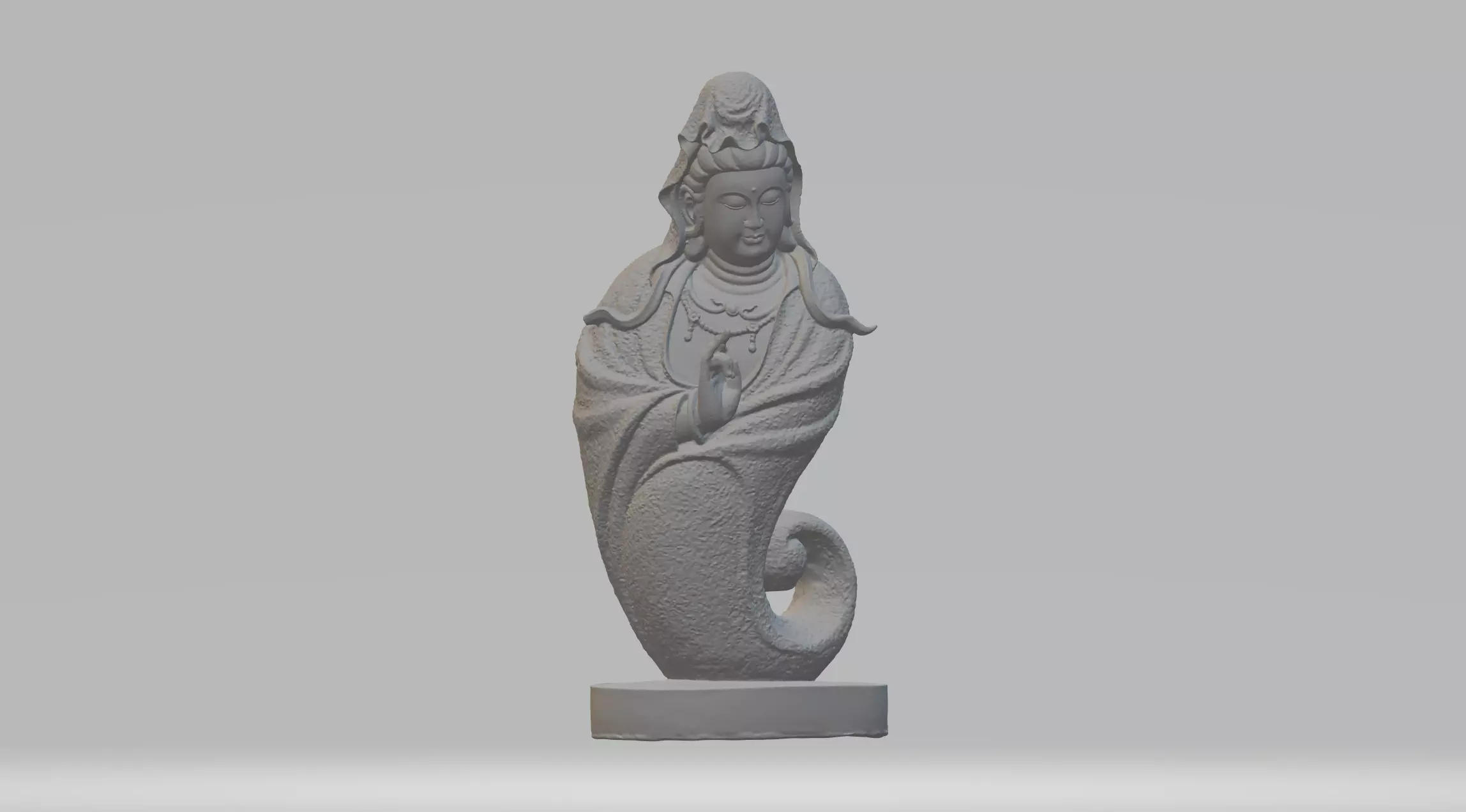 Guanyin Bodhisattva 3D print model_0