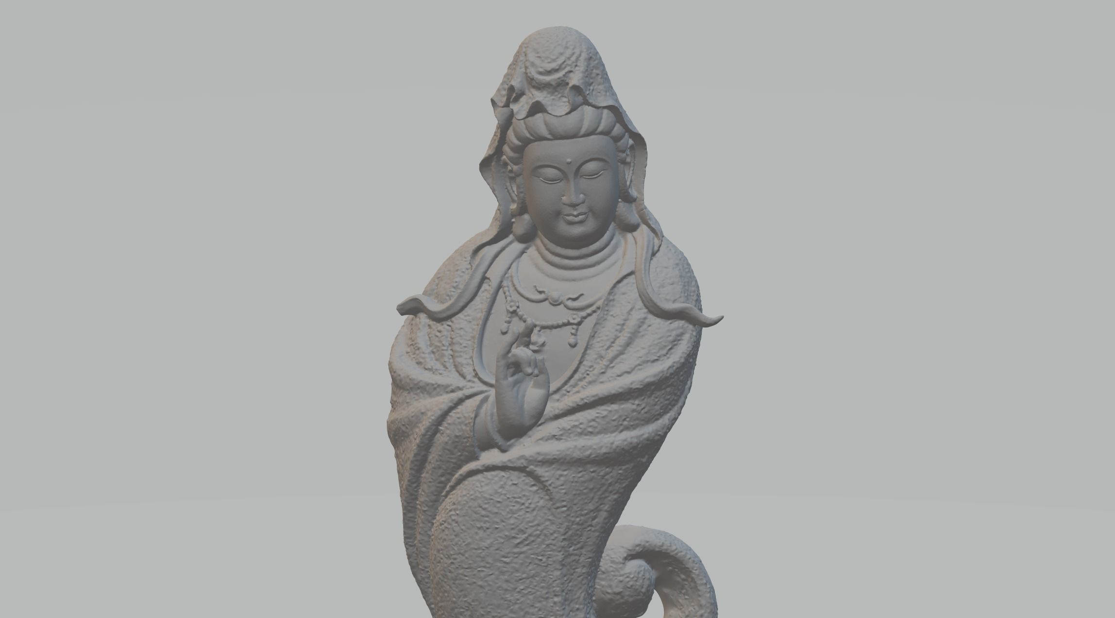 Guanyin Bodhisattva 3D print model_4